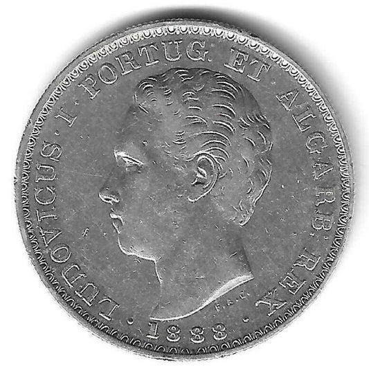 Portugal - 500 Reis 1888 (Km# 509)