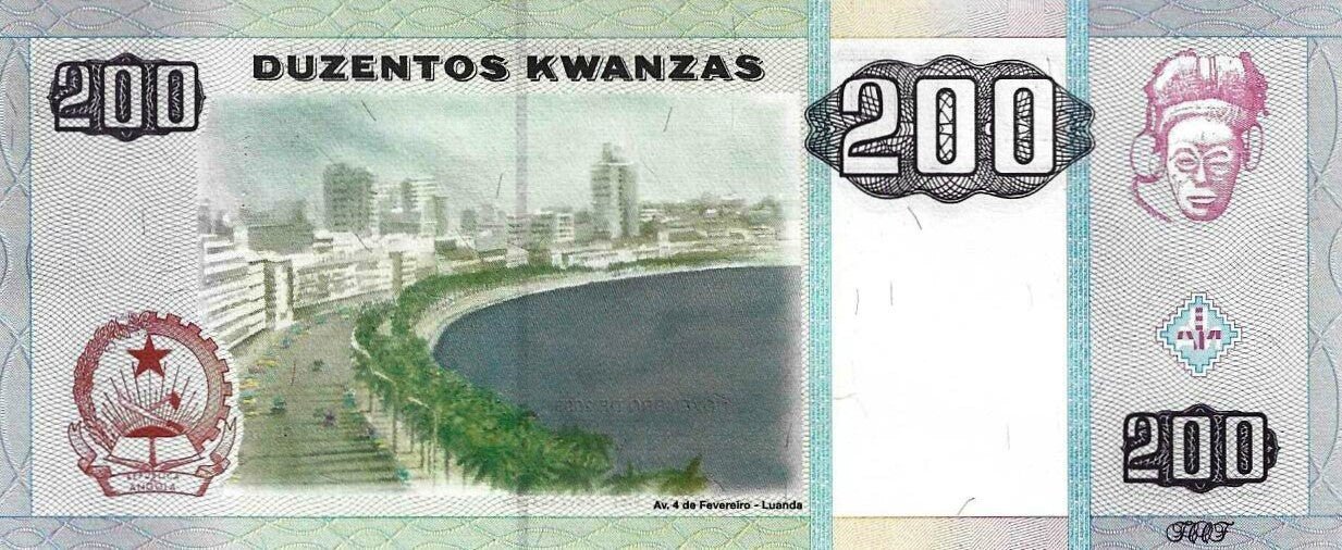 Angola - 200 Kwanzas 2003 (# 148)