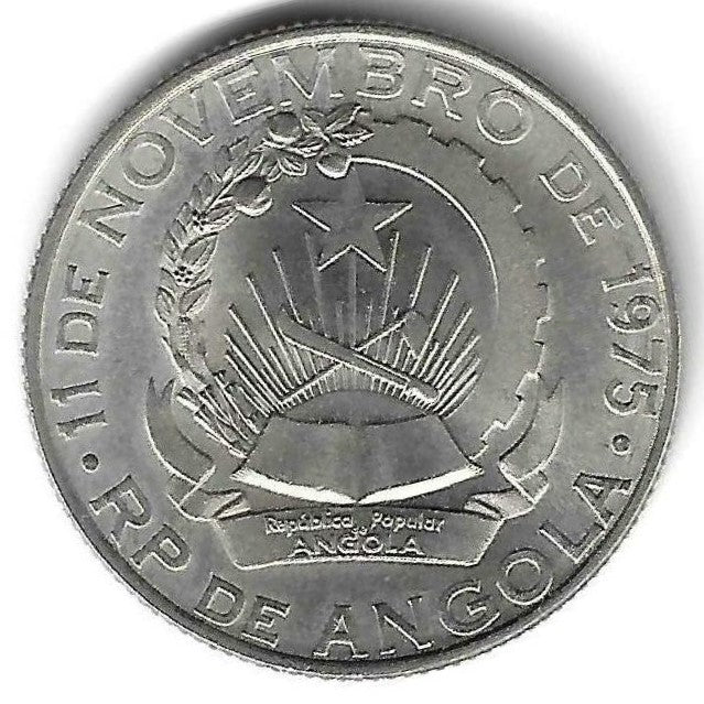 Angola - 5 Kwanzas 1977 (Km# 85)
