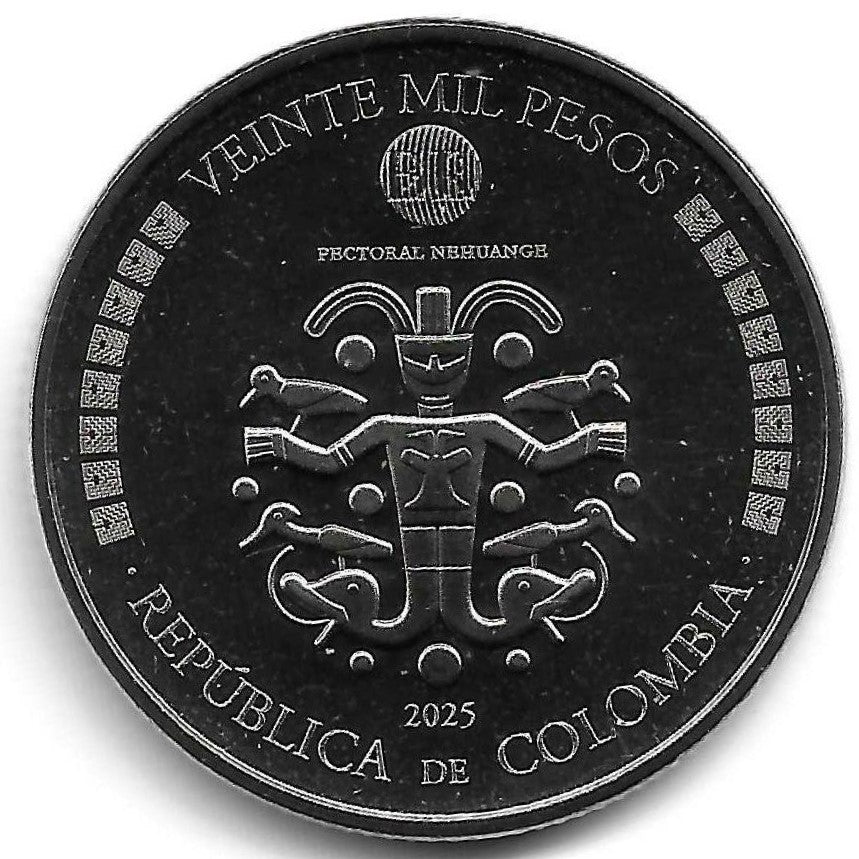 Colombia - 20000 Pesos 2025 (Km# 308) Santa Marta
