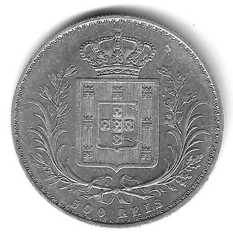 Portugal - 500 Reis 1888 (Km# 509)