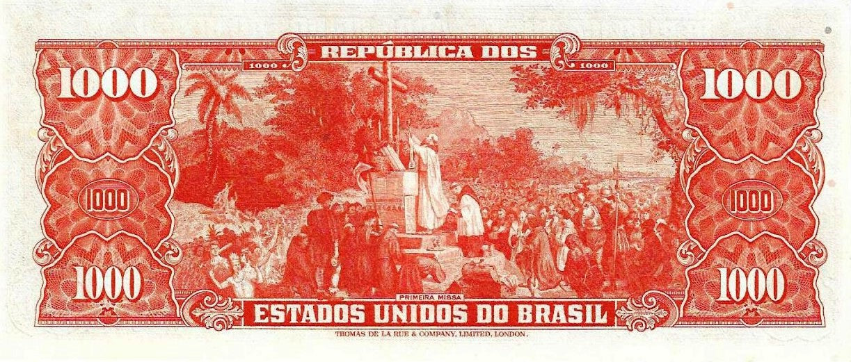 Brasil - 1000 Cruzeiros 1963 (# 181)
