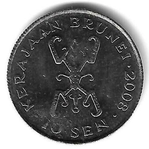 Brunei - 10 Sen 2008 (Km# 36)