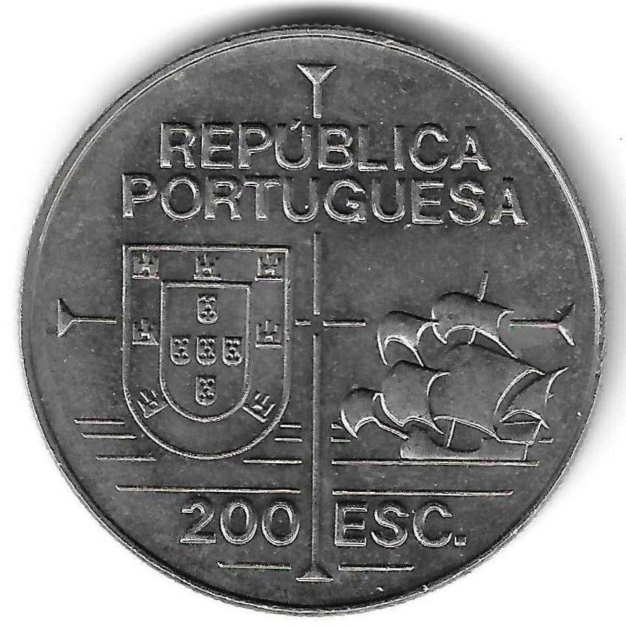 Portugal - 200$00 1992 (Km# 661) California