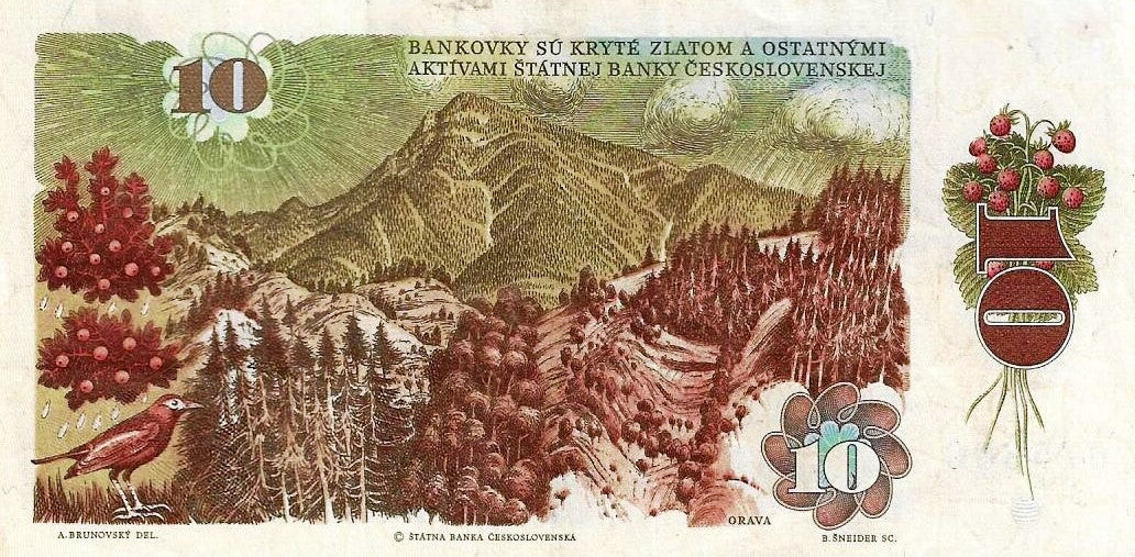 Checoslovaquia - 10 Korun 1986 (# 94b)