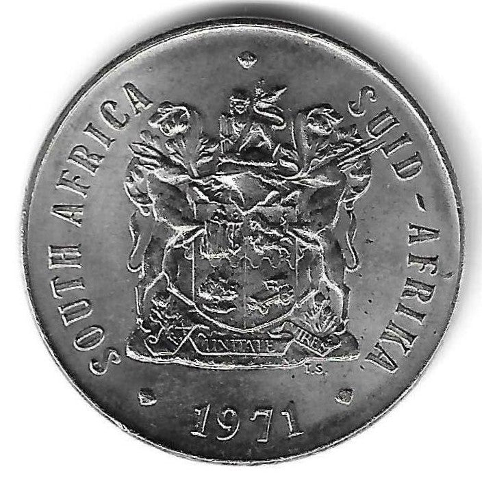 Africa Sul - 50 Centimos 1971 (Km# 87)