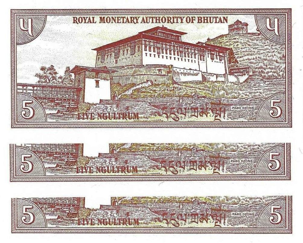 Butão - 5 Ngultrum 1985 (# 14b)