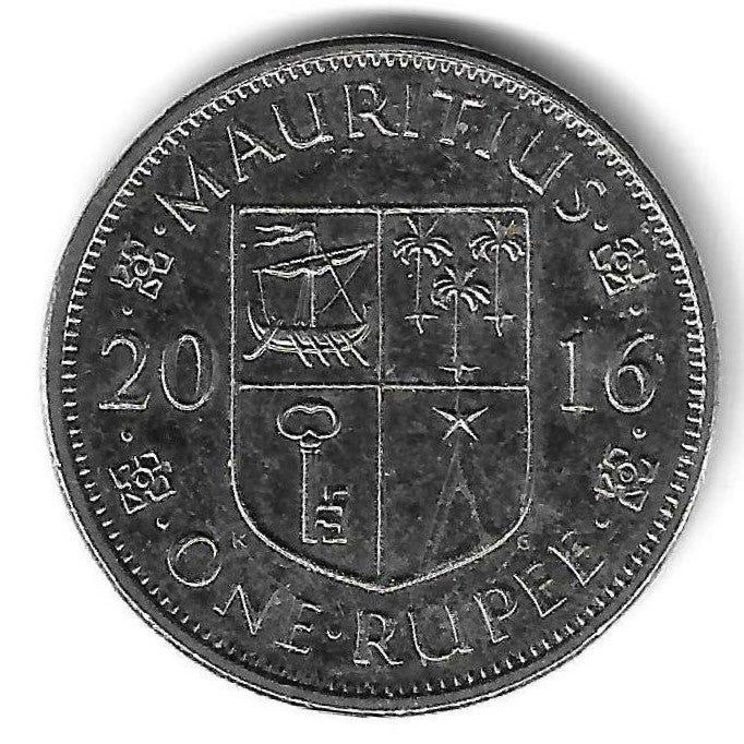 Mauricias - 1 Rupia 2016 (Km# 55a)