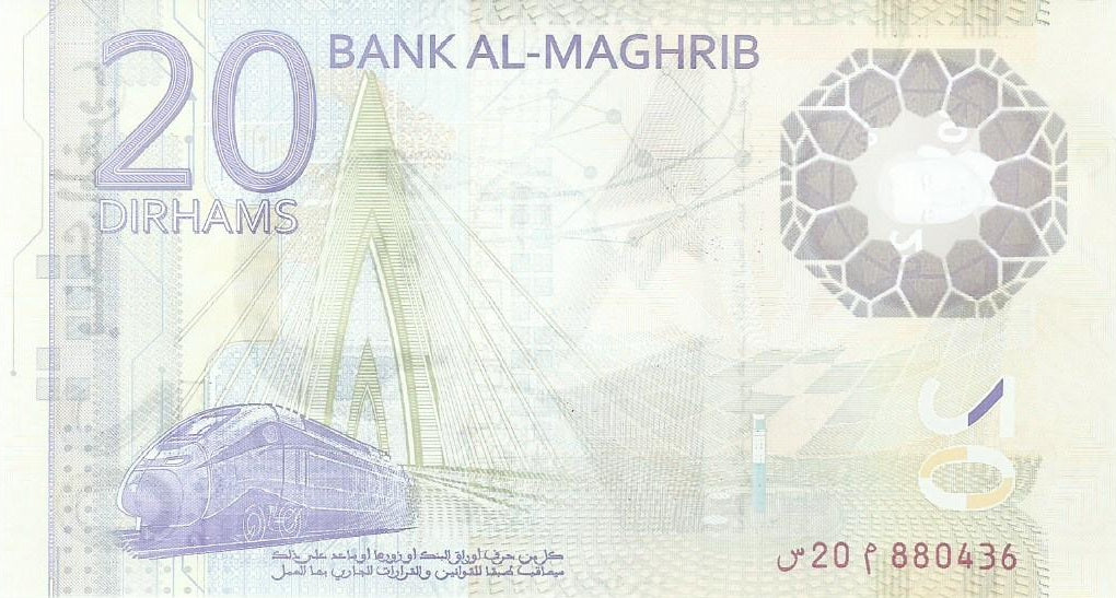 Marrocos - 20 Dirhams 2019 (# ..)