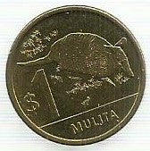 Uruguai - 1 Peso 2019 (Km# 135) Mulita