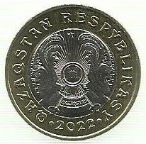 Cazaquistao - 100 Tenge 2022 (Km# ..) Gold Plaques Deer