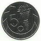 Namibia - 5 Centimos 1993 (Km# 1)