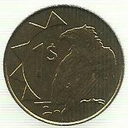 Namibia - 1 Dolar 1993 (Km# 4)