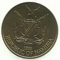 Namibia - 5 Dolares 1993 (Km# 5)