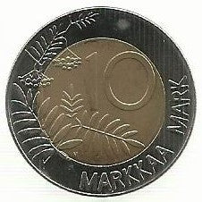 Finlandia - 10 Markka 1998 (Km# 77)