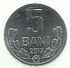 Moldavia - 5 Bani 2013 (Km# 2)