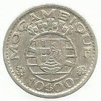 Moçambique - 10$00 1952 (Km# 79)