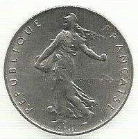 França - 1 Franco 1973 (Km# 925.1)