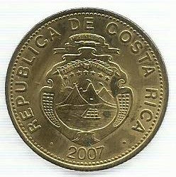 Costa Rica - 100 Colones 2007 (Km# 240a)