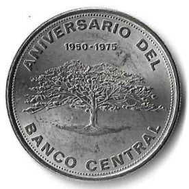Costa Rica - 10 Colones 1975 (Km# 204) Anivº Banco Central