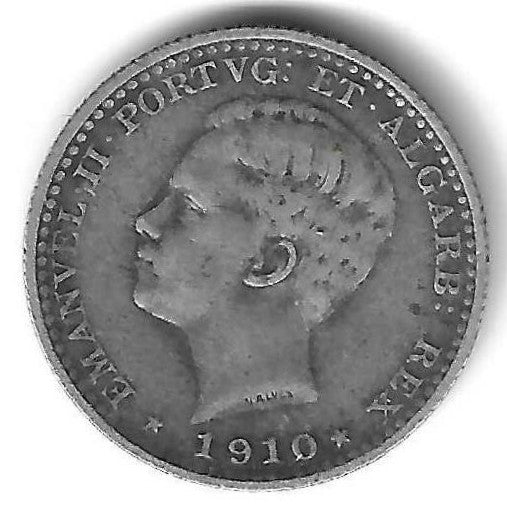 Portugal - 100 Reis 1910 (Km# 598)