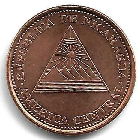 Nicaragua - 5 Centavos 2002 (Km# 97)