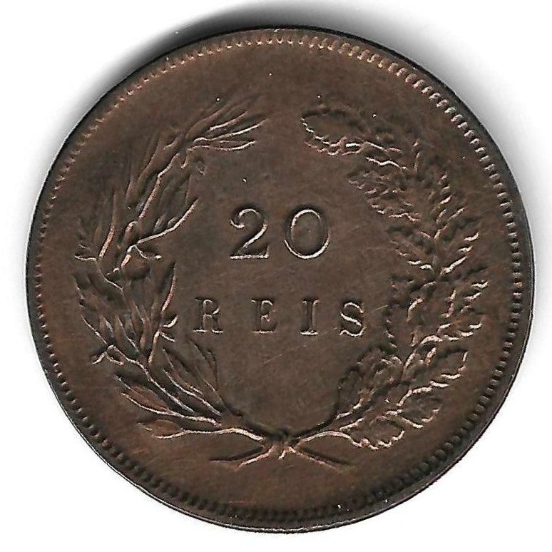 Portugal - 20 Reis 1891 (Km# 533)