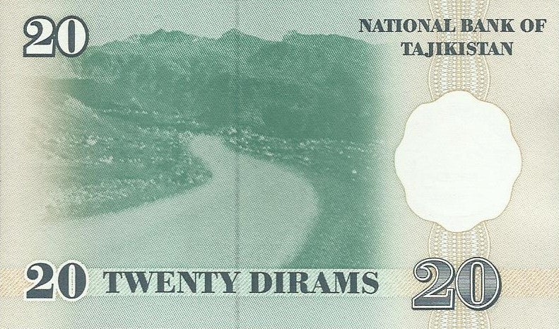 Tajiquistão - 20 Dirham 1999 (# 12)