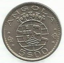 Angola - 5$00 1972 (Km# 81)