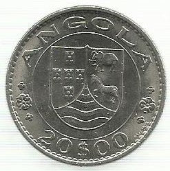 Angola - 20$00 1971 (Km# 80)