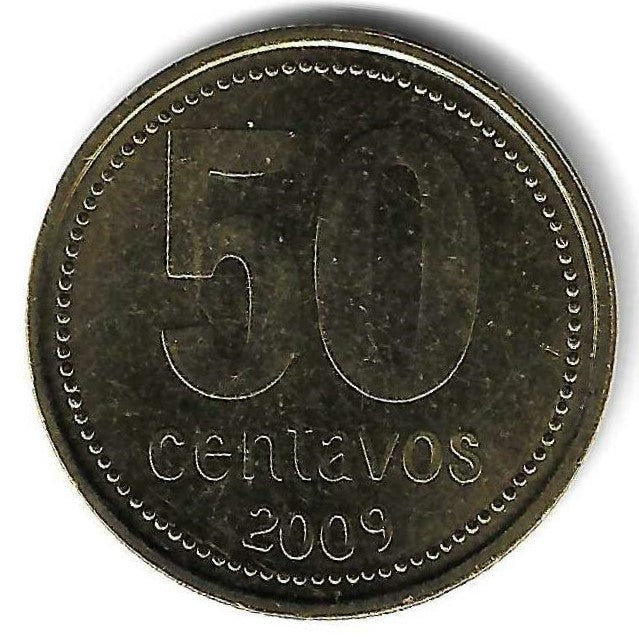 Argentina - 50 Centavos 2009 (Km# 111.1)
