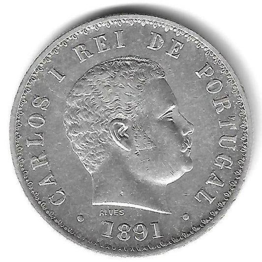 Portugal - 500 Reis 1891 (Km# 535)