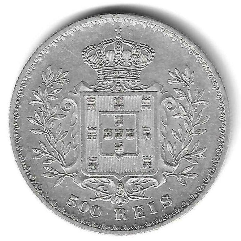 Portugal - 500 Reis 1891 (Km# 535)