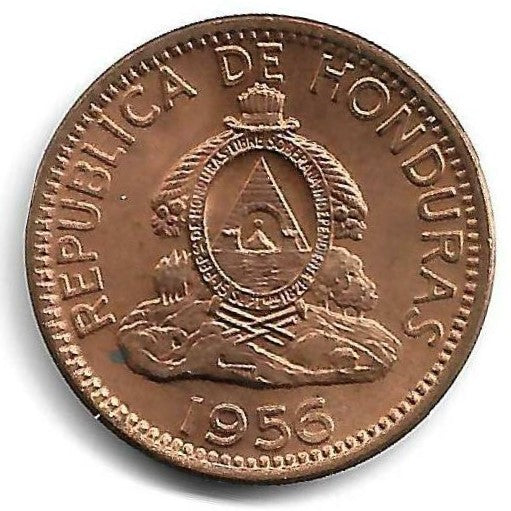 Honduras - 2 Centavos Lempira 1956 (KM# 78)