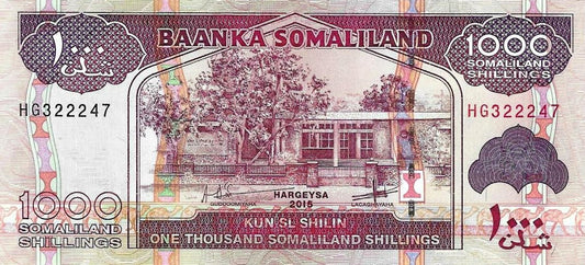 Somalilândia - 1000 Shillings 2017 (# 20)
