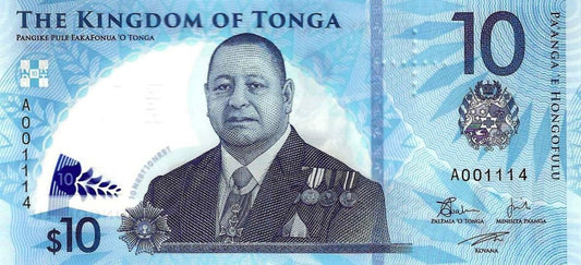 Tonga - 10 Pa anga 2023 (# 52)