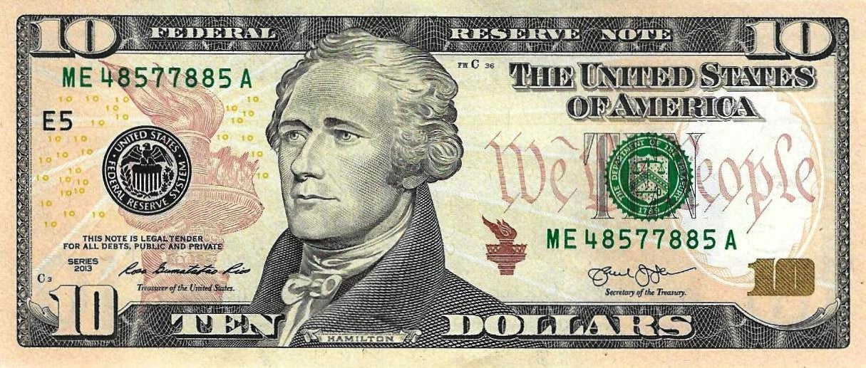 USA - 10 Dolares 2013 (# 540)