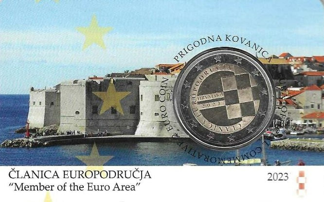 Croacia - 2 Euro 2023 (Km# ..) Membro Zona Euro