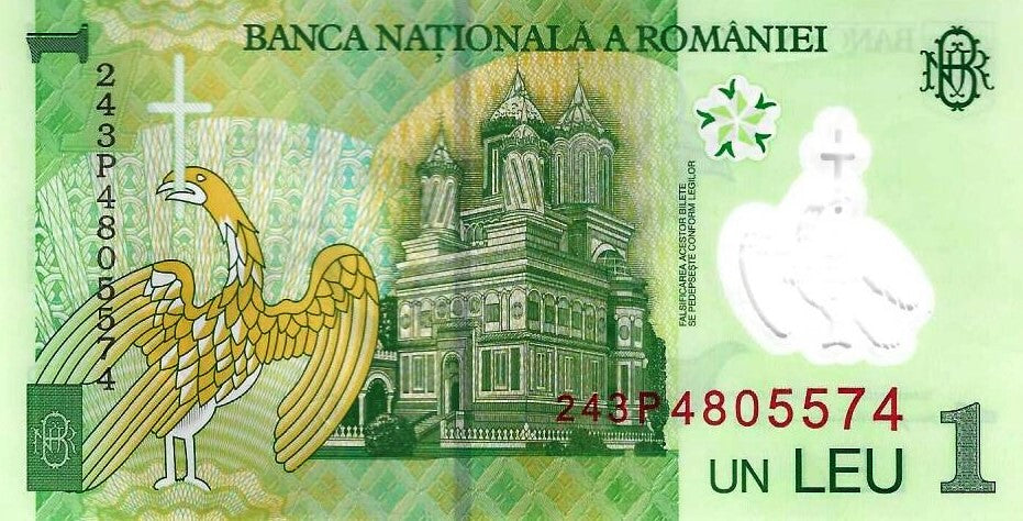 Roménia - 1 Leu 2024 (# 117)