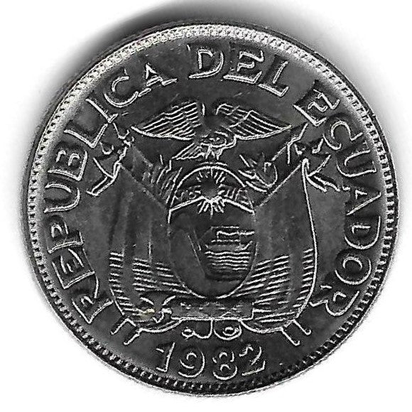 Equador - 50 Centavos 1982 (Km# 81)