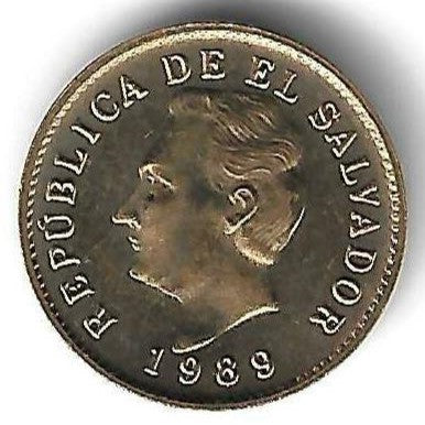 El Salvador - 1 Centavo 1989 (Km# 135.1a)