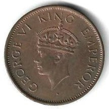 India Britanica - 1/4 Anna 1940 (Km# 530)