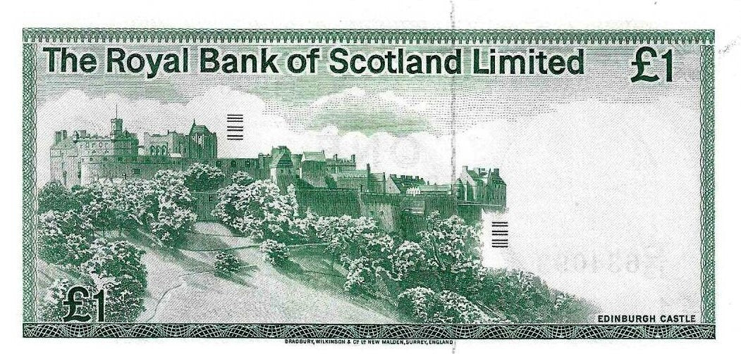 Escocia - 1 Libra 1981 (# 336a)
