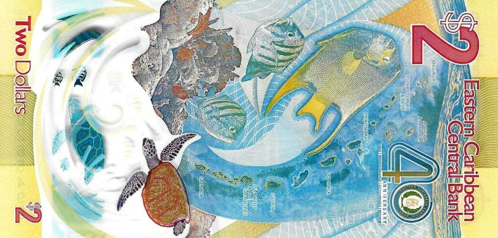 Caraibas - 2 Dolares 2023 (# 61)