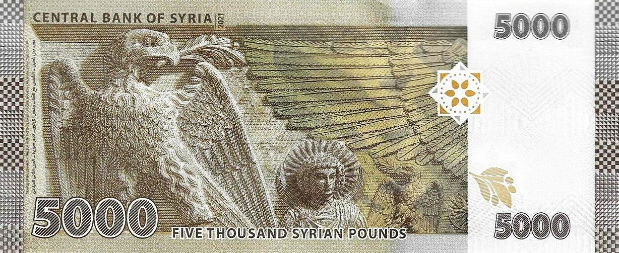 Siria - 5000 Libras 2021 (# 118)
