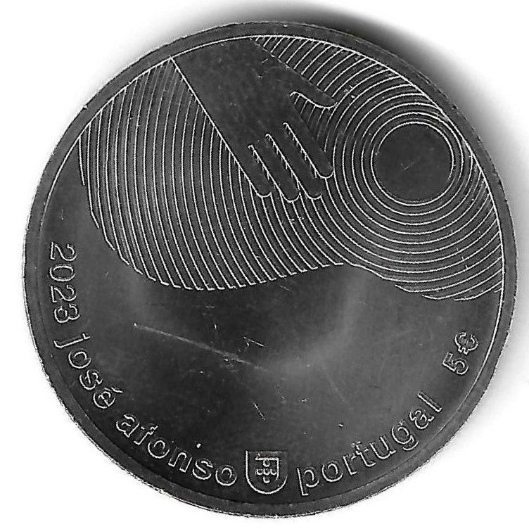 Portugal - 5 Euro 2023 (Km# 947) Jose Afonso