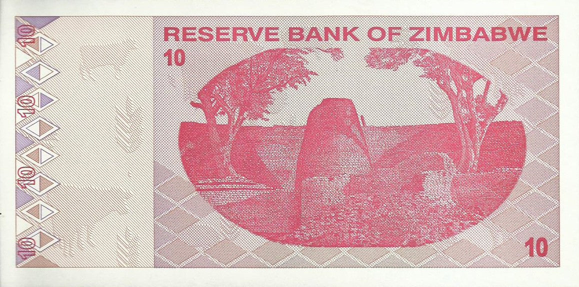 Zimbabwé - 10 Dolares 2009 (# 94)
