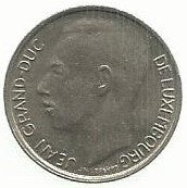 Luxemburgo - 1 Franco 1984 (Km# 55)