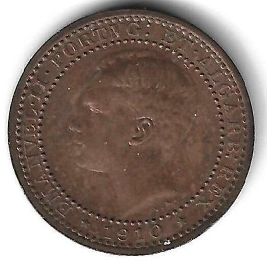 Portugal - 5 Reis 1910 (Km# 555)