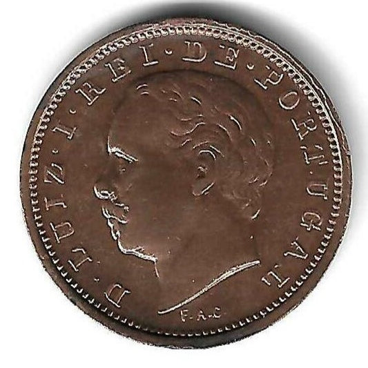 Portugal - V Reis 1883 (Km# 525)